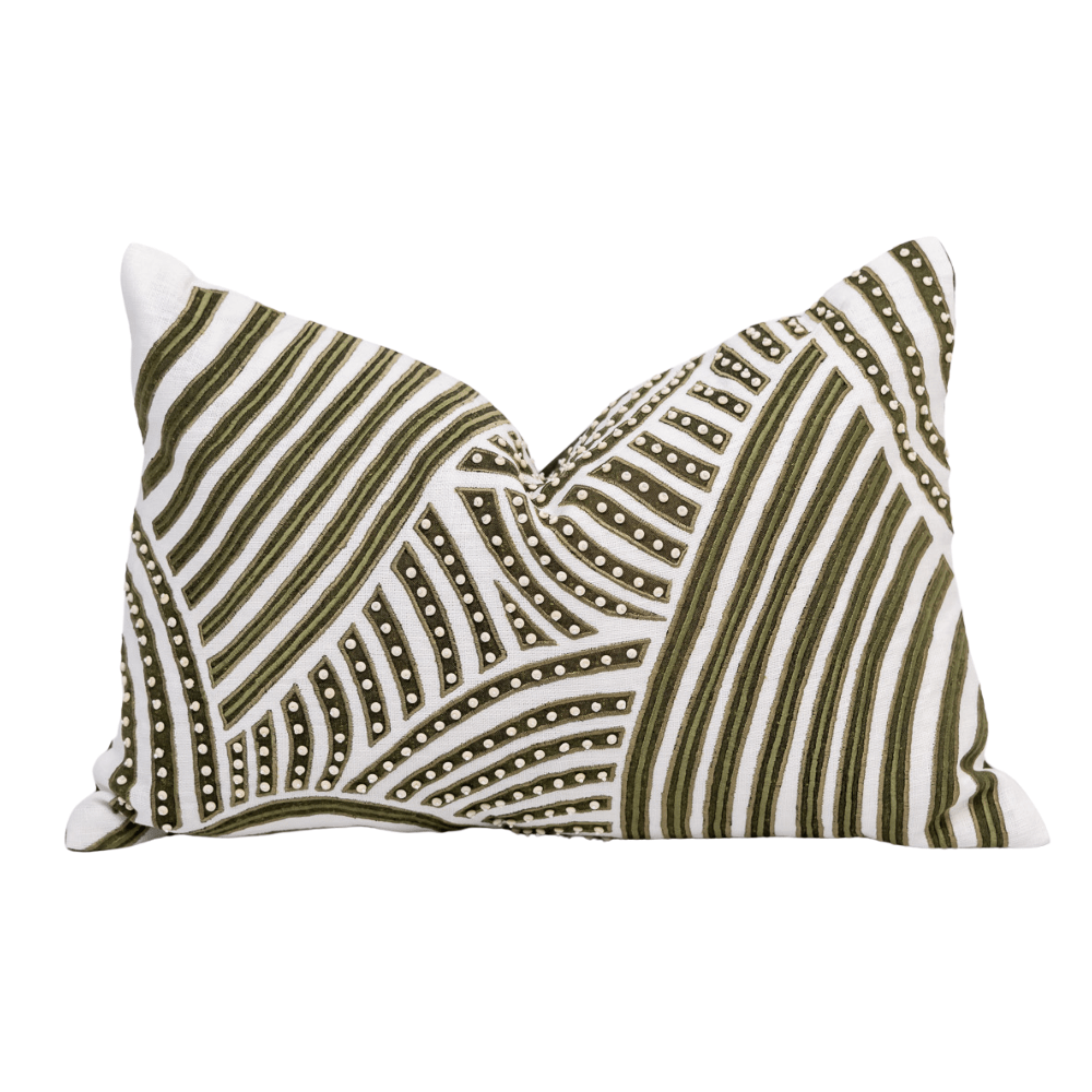 Bandhini Homewear Design Lumber Cushion Celladon Rake Celadon Lumber Cushion 35 x 53 cm