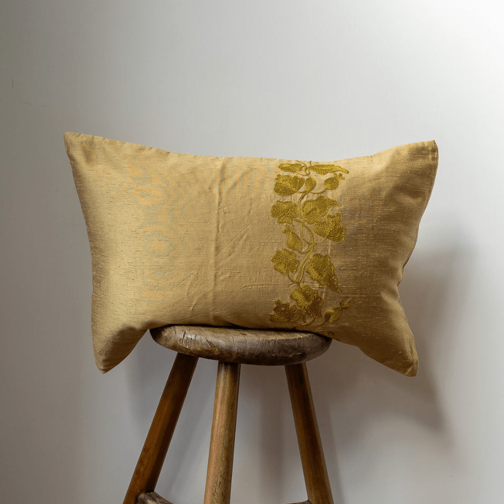 Bandhini Homewear Design Lumber Cushion Sage Vine Lumbar Cushion 35 x 53cm