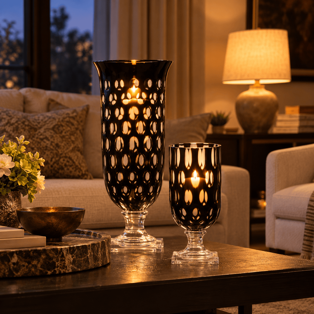 BHD HOME Accessories Hurricane Black and White