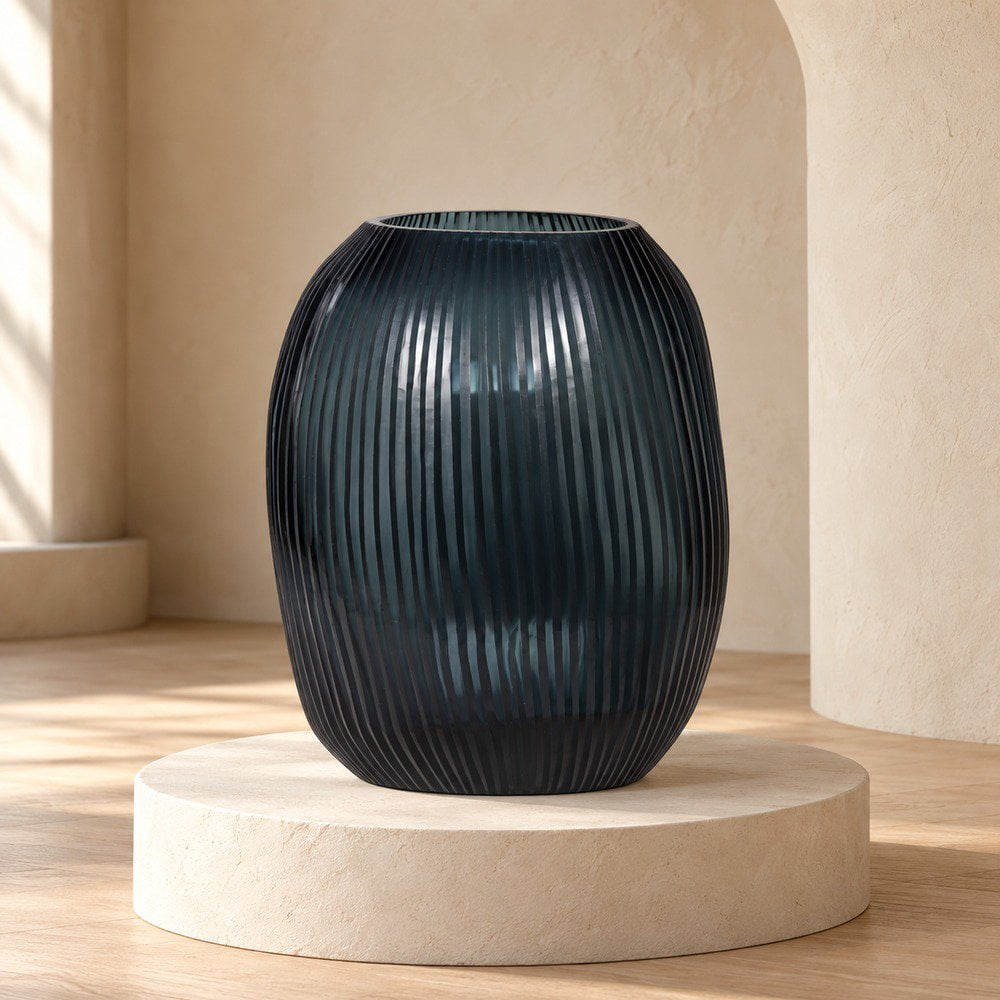 BHD HOME Accessories Mizoram Vase - Dark Indigo