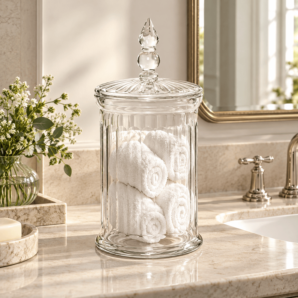 BHD HOME Accessories Nina Jar - Clear