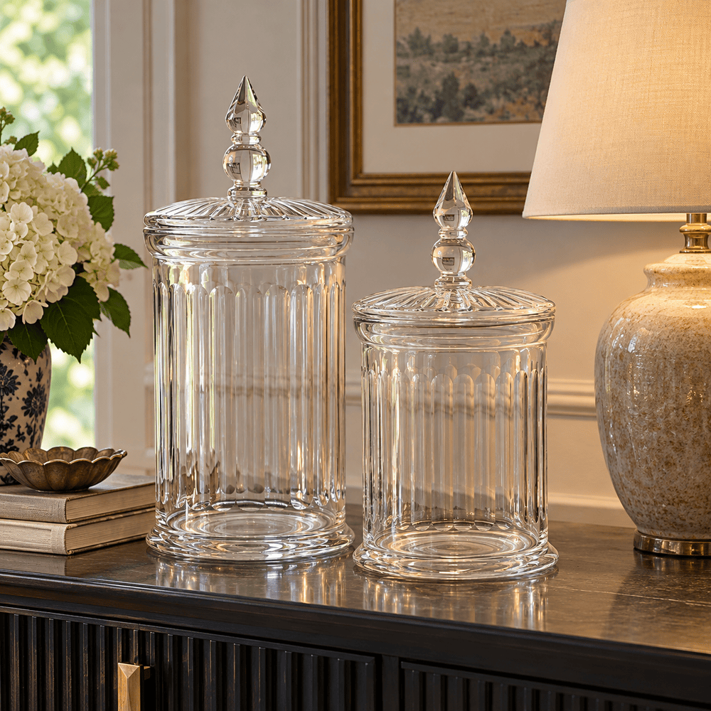 BHD HOME Accessories Nina Jar - Clear