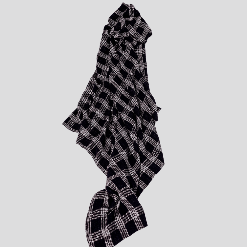 BHD HOME Bedsash Noir Lattice Blanket