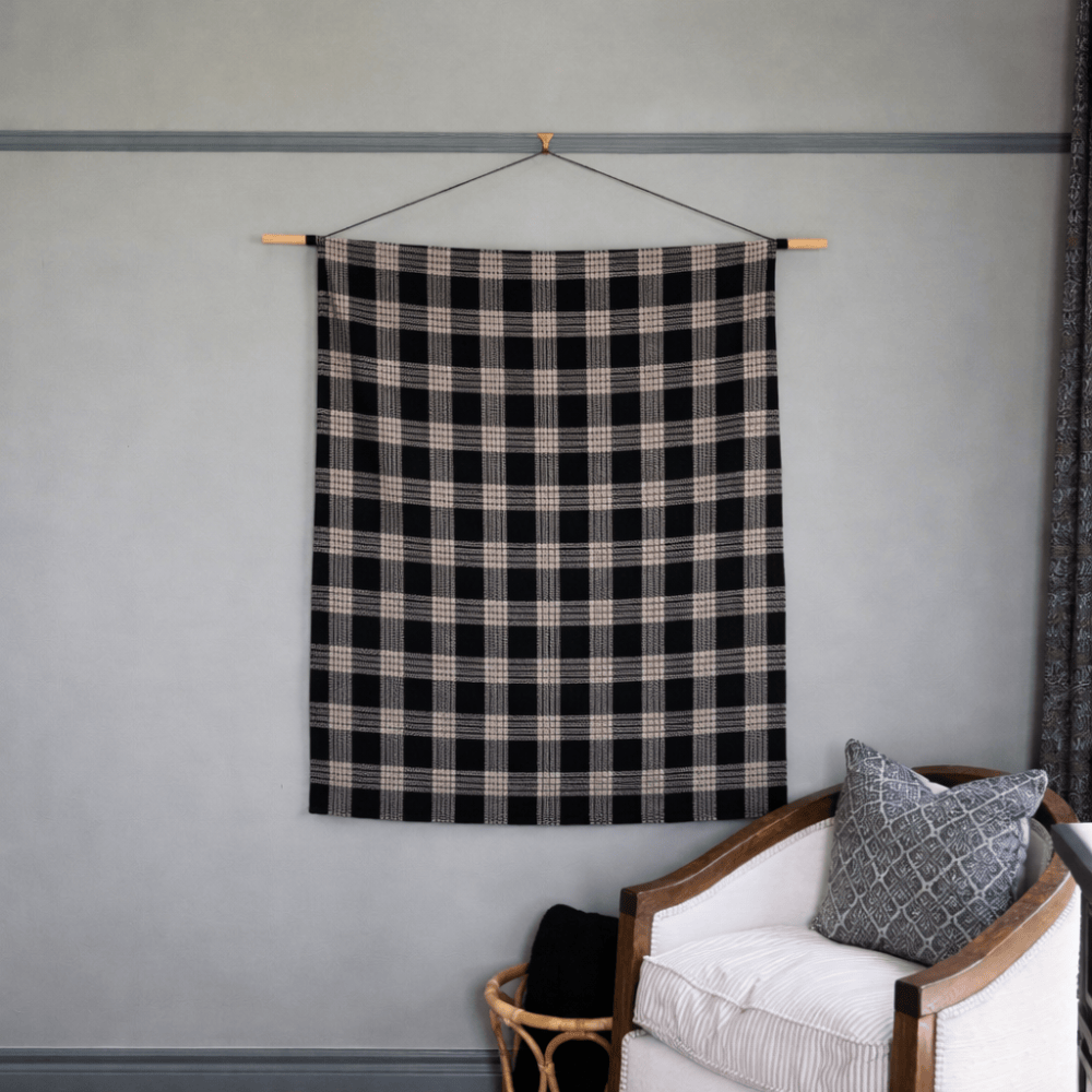 BHD HOME Bedsash Noir Lattice Blanket