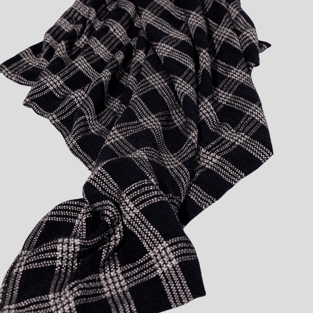 BHD HOME Bedsash Noir Lattice Blanket