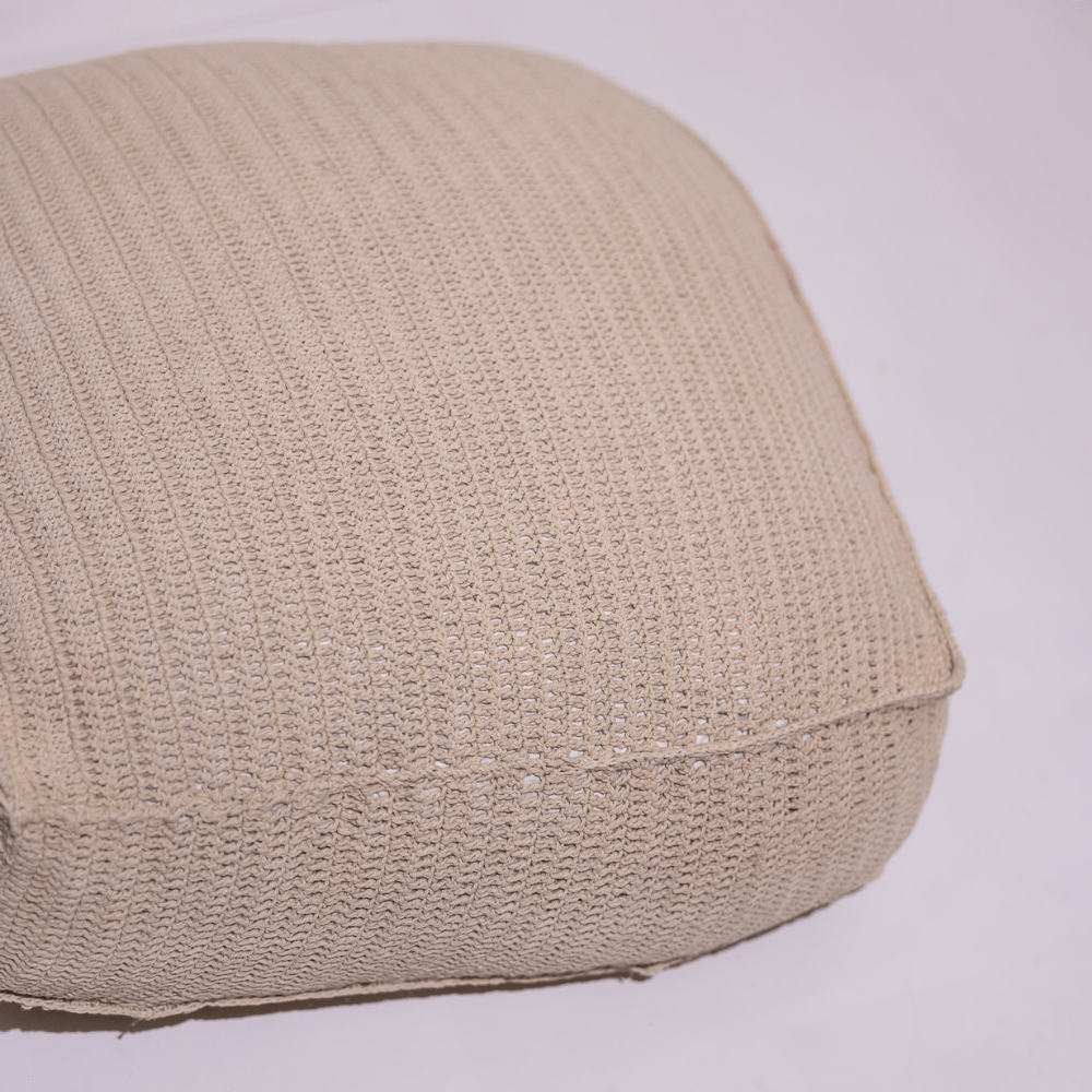 BHD HOME BHD Bespoke Crochet Box Cushion  67 x 67cm x 25cm