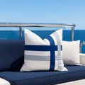 The Outdoor Burleigh Navy Lounge Cushion 55 x 55cm
