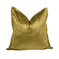 Velvet Chartreuse Green Bespoke Large Cushion Cover — made to order, up to 30 days