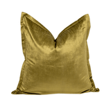 Velvet Chartreuse Green Bespoke Large Cushion Cover