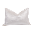 Velvet Flange Frost Bespoke Handmade Velvet Lumbar Cushion — made to order, up to 30 days