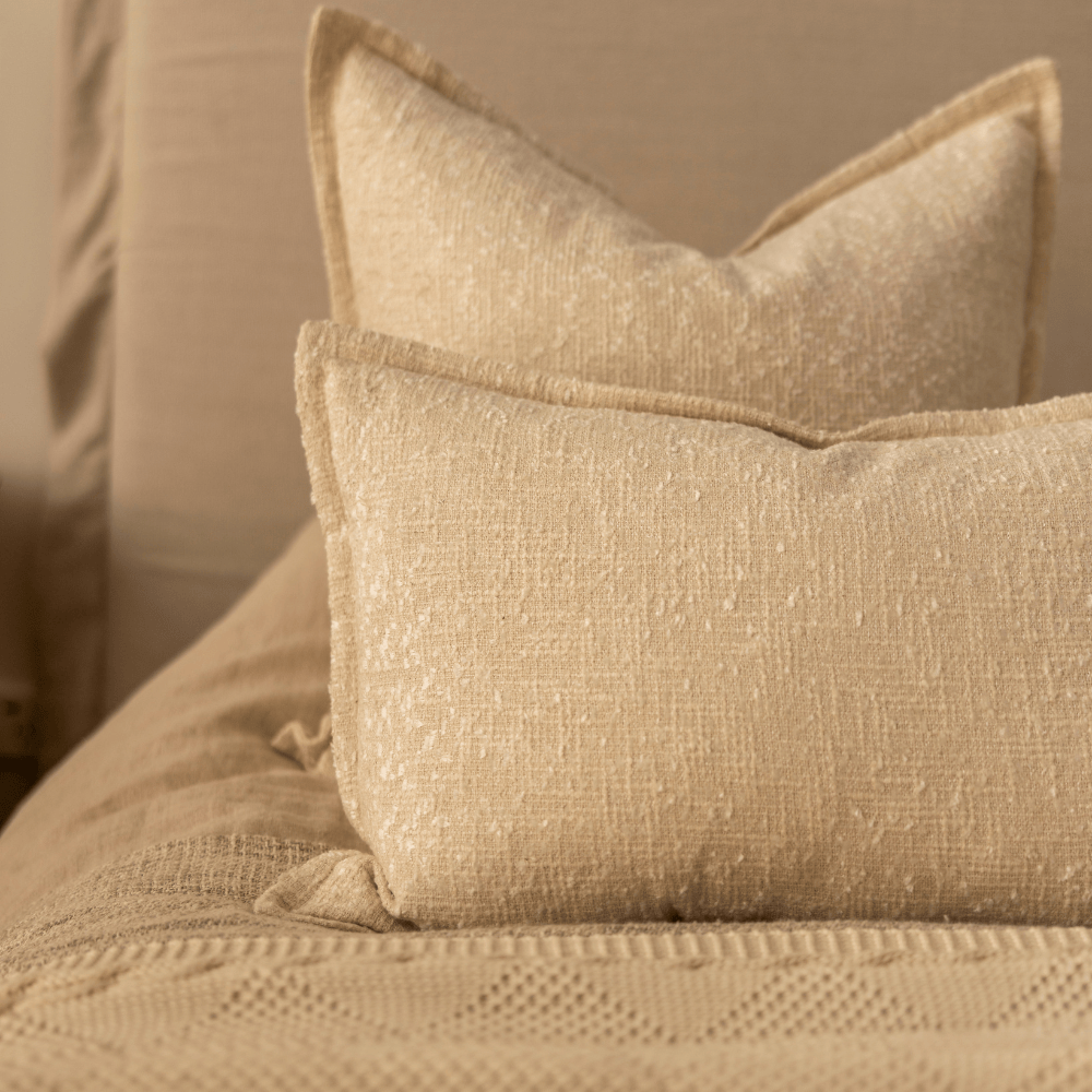 BHD HOME Bristol Handwoven Lumbar Silk Cushion