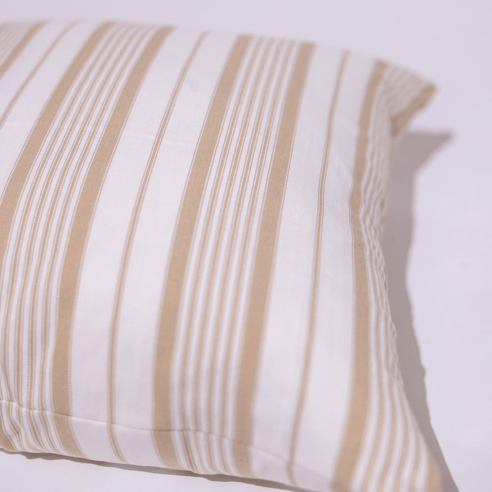 BHD HOME Check Natural and White Lounge 55 x 55cm