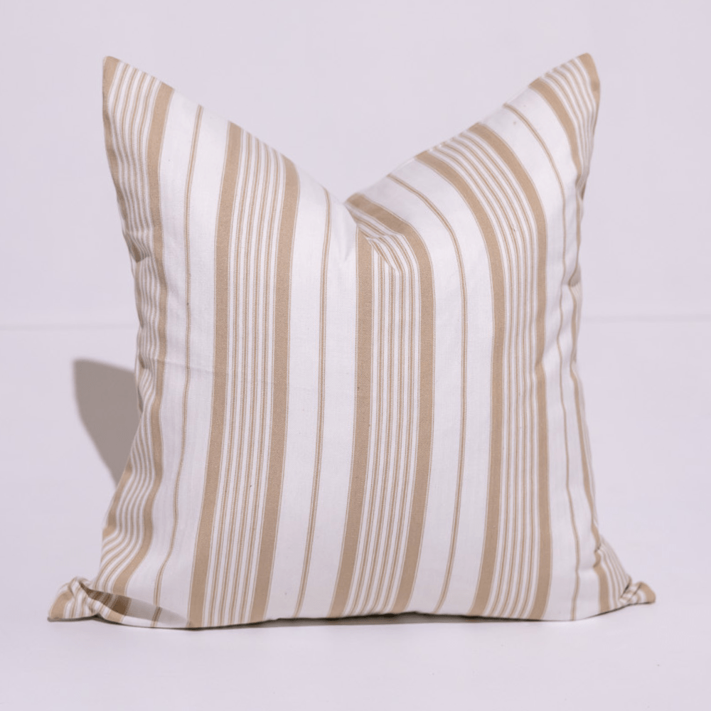 BHD HOME Check Natural and White Lounge 55 x 55cm