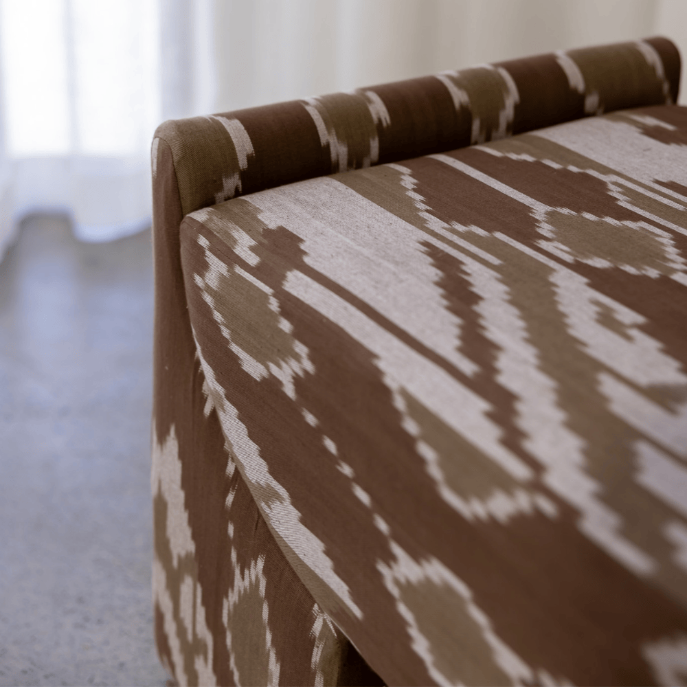 BHD HOME Furniture Cacao Ikat Mondrian Bench