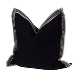 Gilded Braid Black Euro Cushion 65 x 65cm