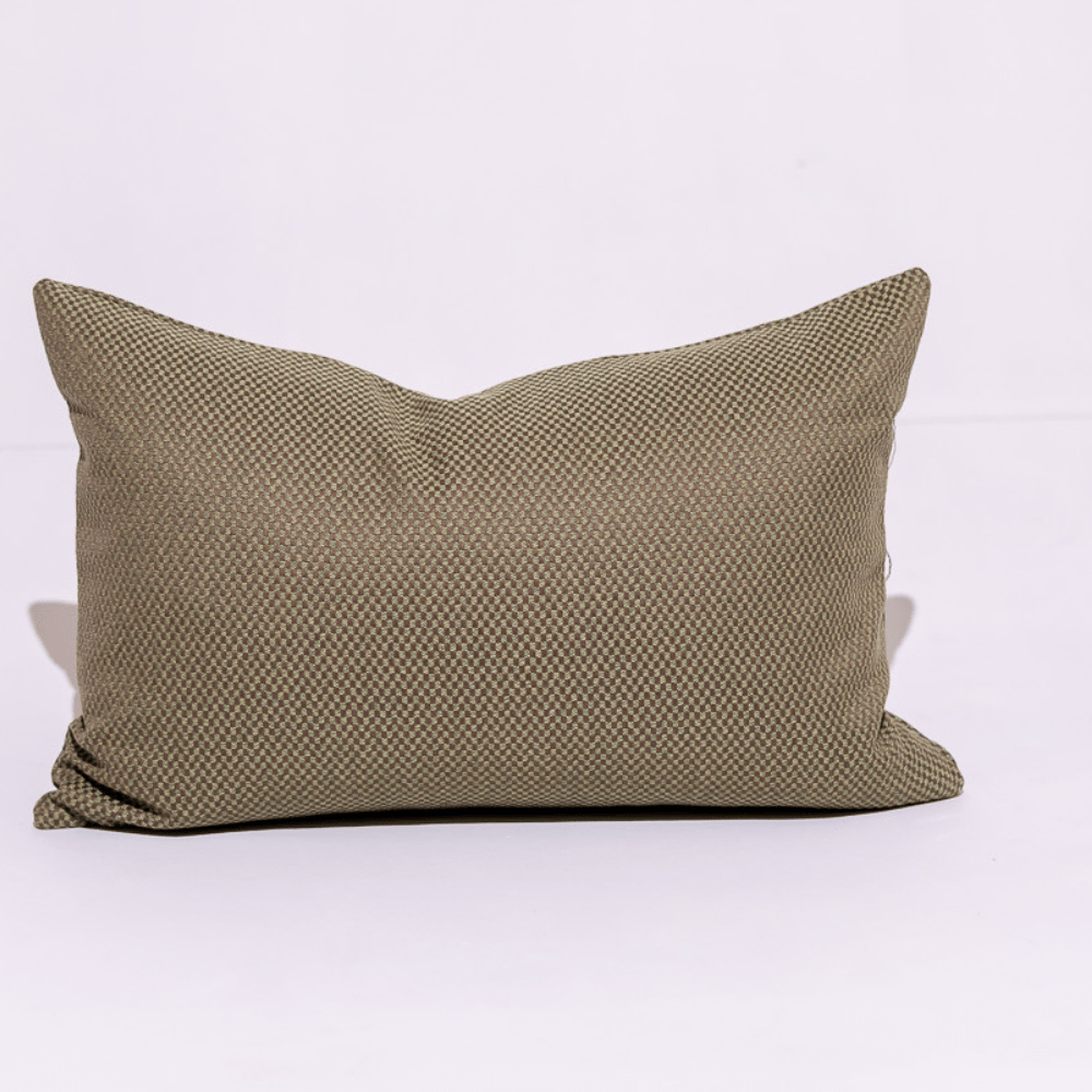 BHD HOME Hand Weave Green Check Lumber 40 x 60cm