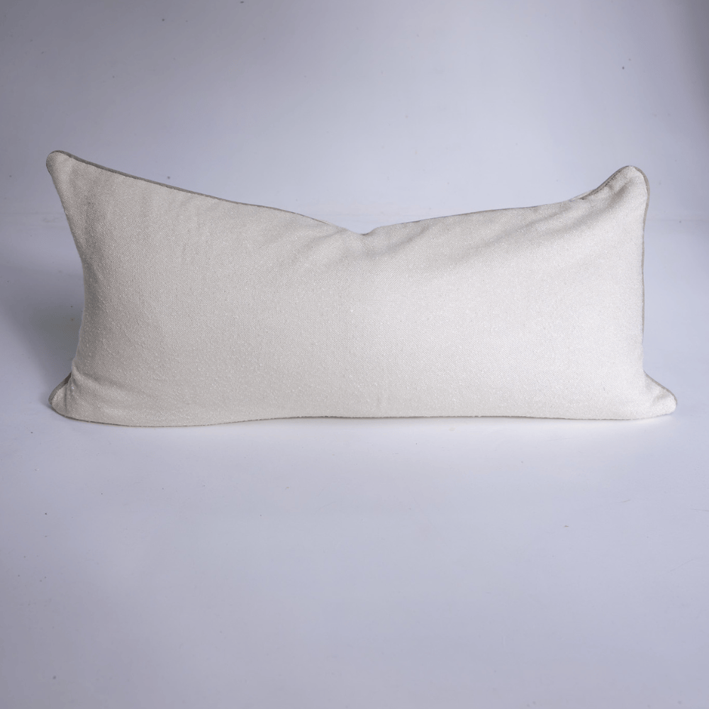 BHD HOME Long Lumbar Cushion Luton Handwoven Long Lumbar Cushion Cover 40 x 90cm