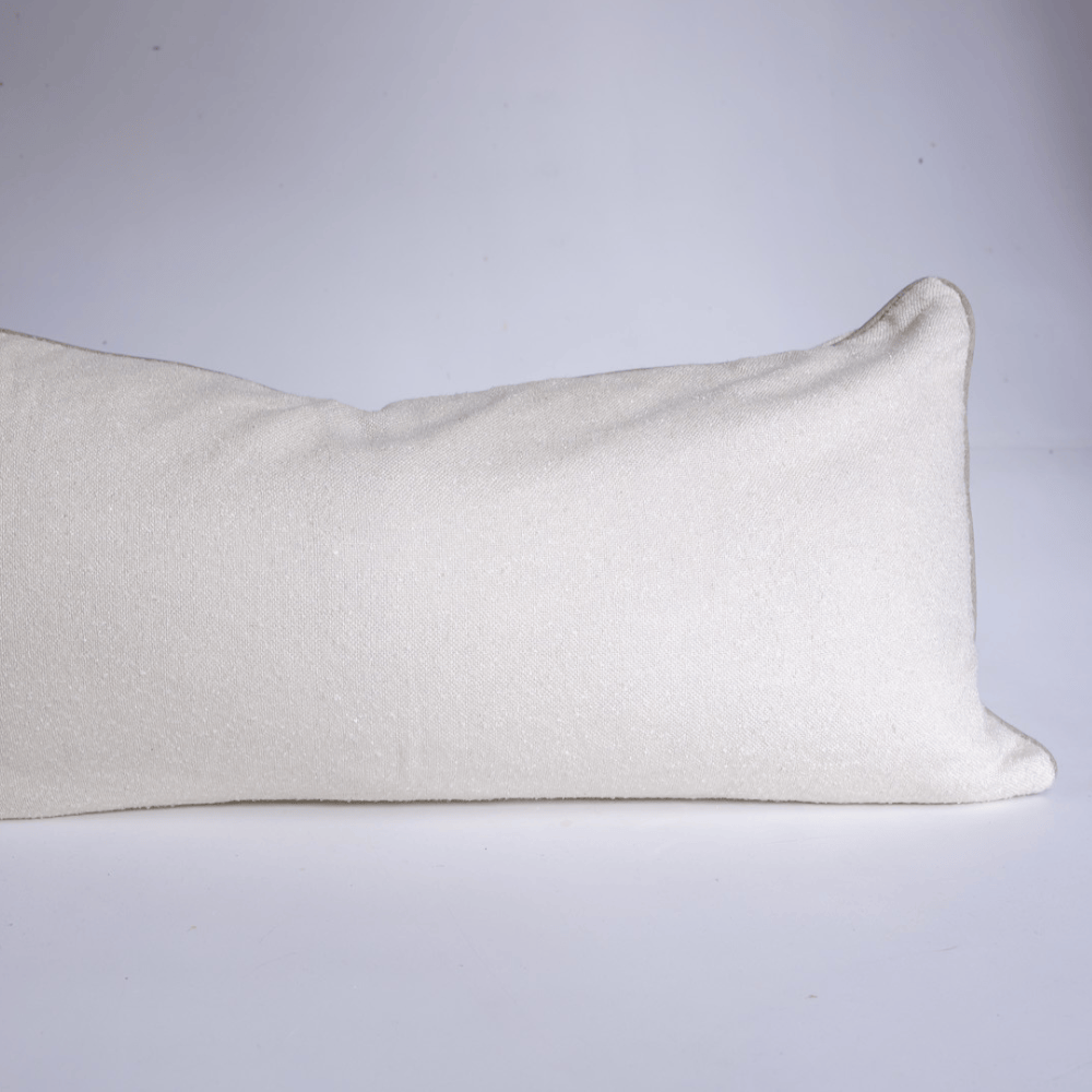 BHD HOME Long Lumbar Cushion Luton Handwoven Long Lumbar Cushion Cover 40 x 90cm