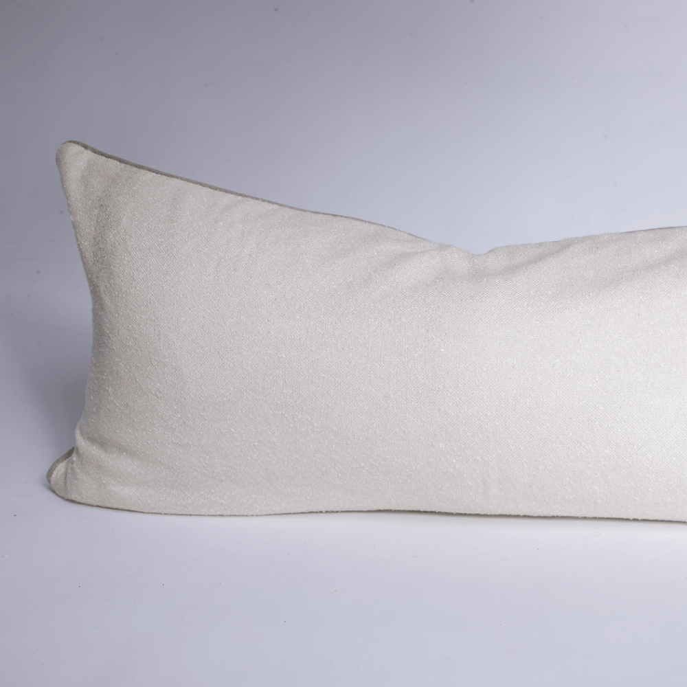 BHD HOME Long Lumbar Cushion Luton Handwoven Long Lumbar Cushion Cover 40 x 90cm