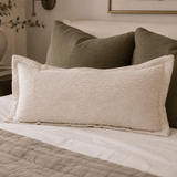 Cotswold Flange Natural Long Lumbar Cushion 40 x 90cm
