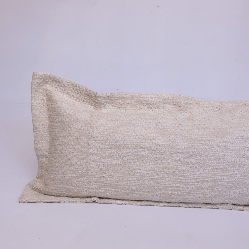 BHD HOME Long Lumber Cushion Cotswold Flange Natural Long Lumbar Cushion 40 x 90cm