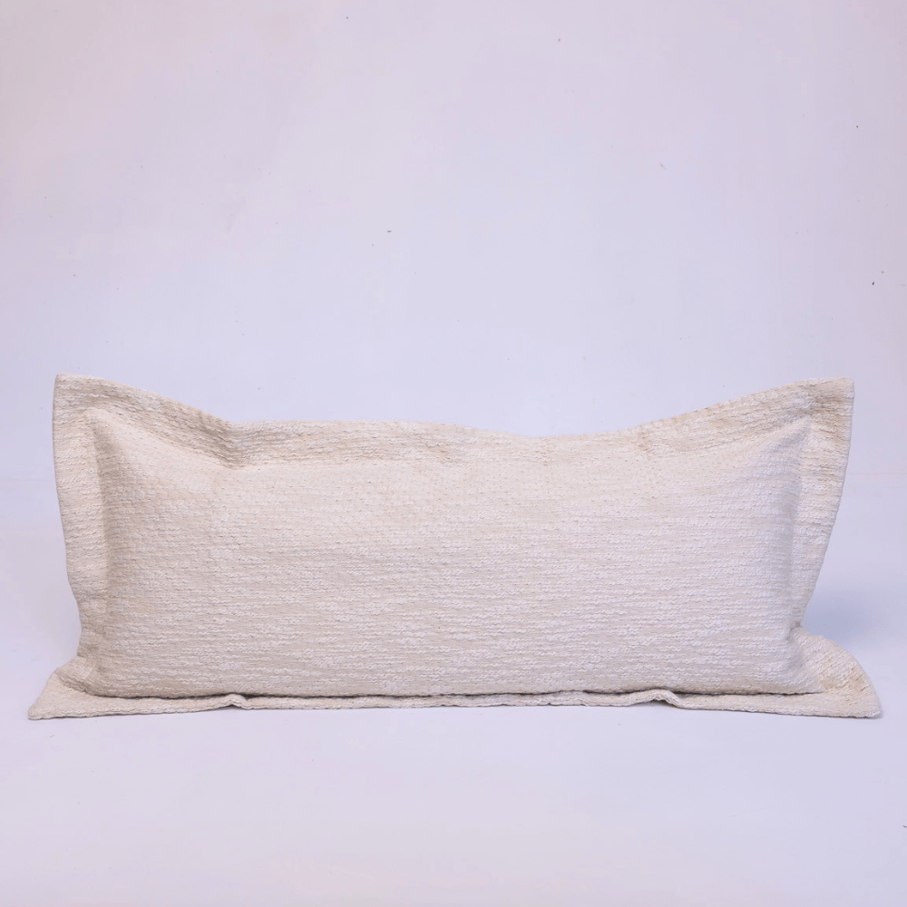 BHD HOME Long Lumber Cushion Cotswold Flange Natural Long Lumbar Cushion 40 x 90cm