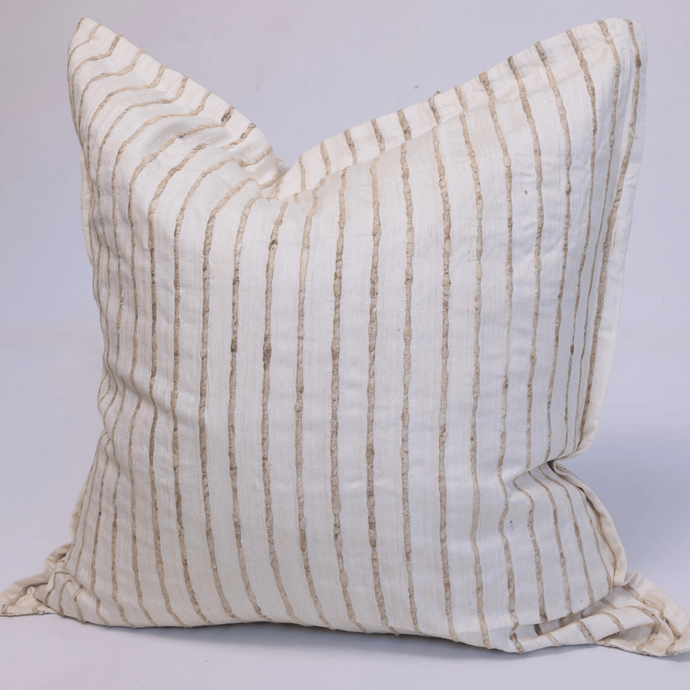 BHD HOME Lounge Cushion Chiltern Silk Natural Lounge Cushion 55 x 55cm