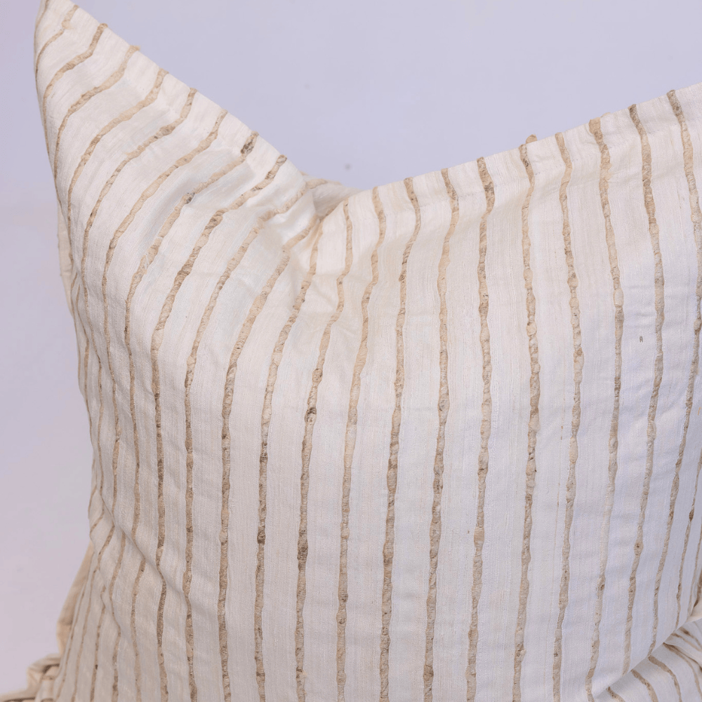BHD HOME Lounge Cushion Chiltern Silk Natural Lounge Cushion 55 x 55cm