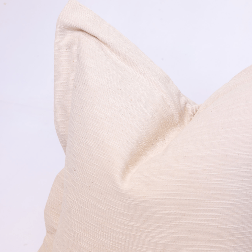 BHD HOME Lounge Cushion Dorset Flange Natural Lounge Cushion 55 x 55cm