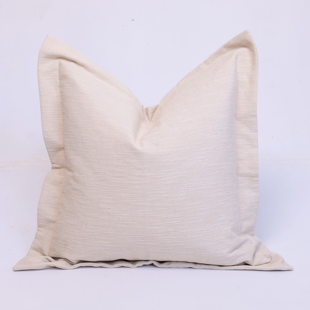 BHD HOME Lounge Cushion Dorset Flange Natural Lounge Cushion 55 x 55cm