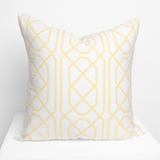 Jagger Lemon Lounge Cushion 55 x 55cm