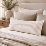 Chiltern Silk Natural Long Lumbar Cushion 40 x 90cm