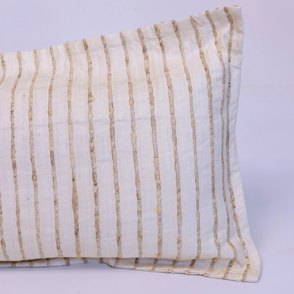BHD HOME Lumber Cushion Chiltern Silk Natural Long Lumbar Cushion 40 x 90cm
