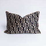 Metropolis Bronze Handmade Embroidered Lumbar Cushion