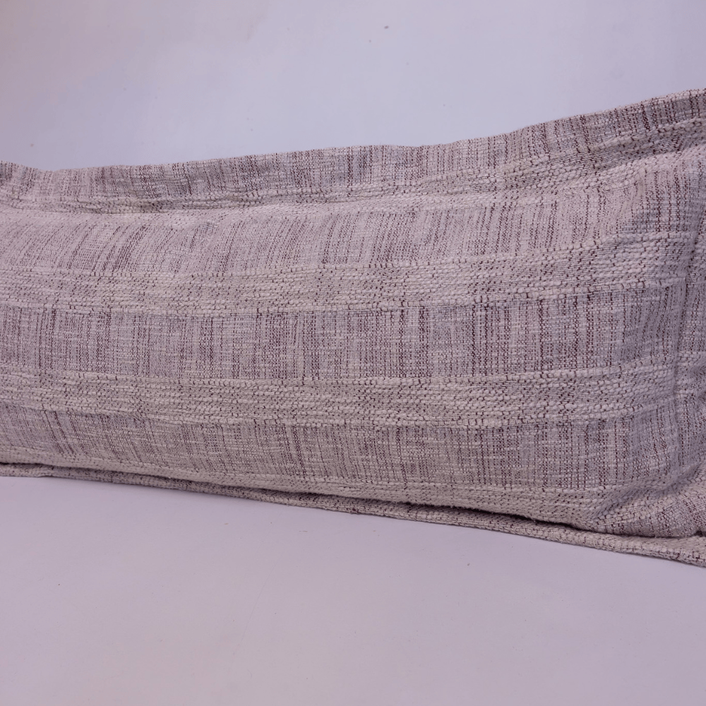 BHD HOME Lumber Cushion Thames Flange Natural Long Lumbar Cushion 40 x 90cm
