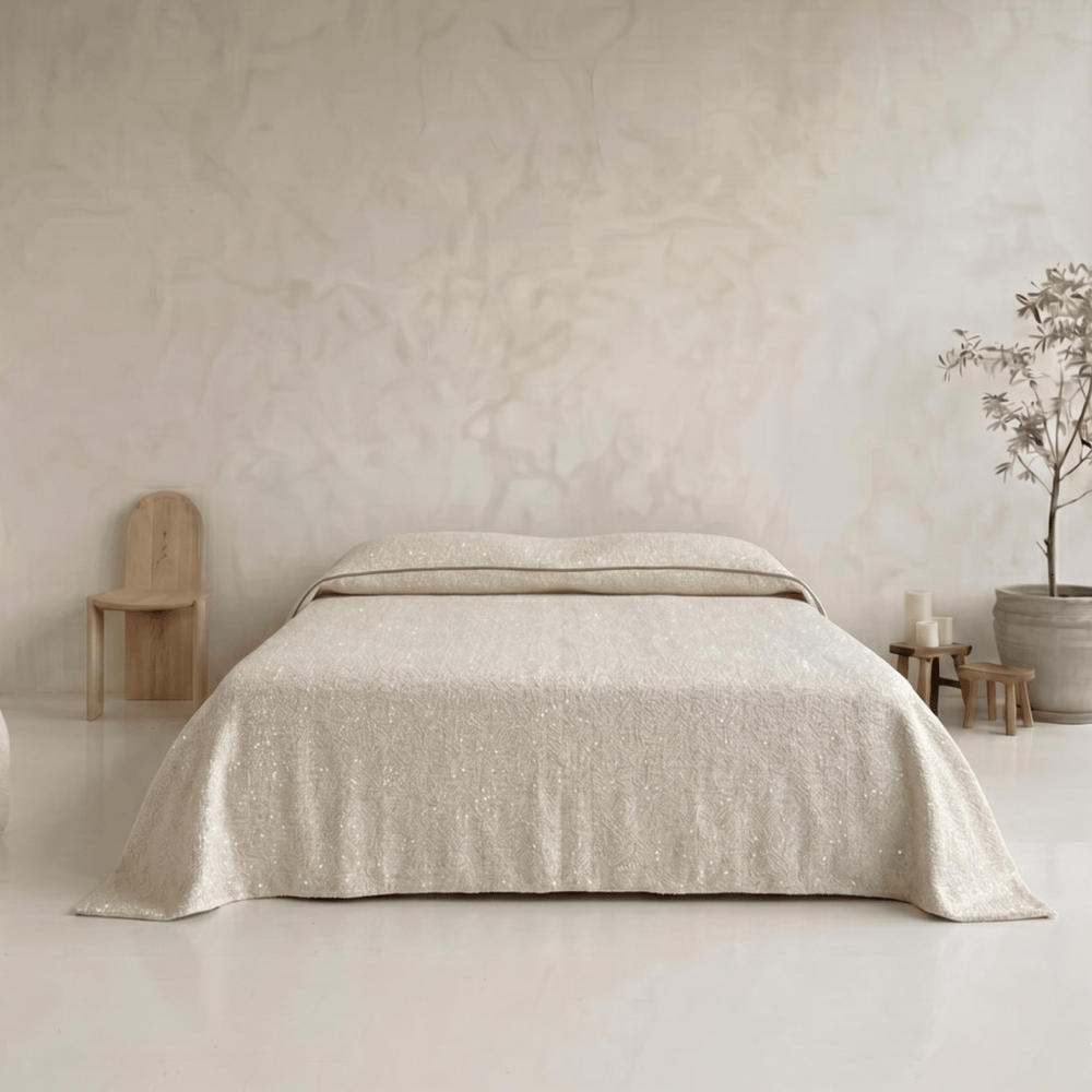 BHD HOME Luton Handwoven Bed Cover Limited Edition