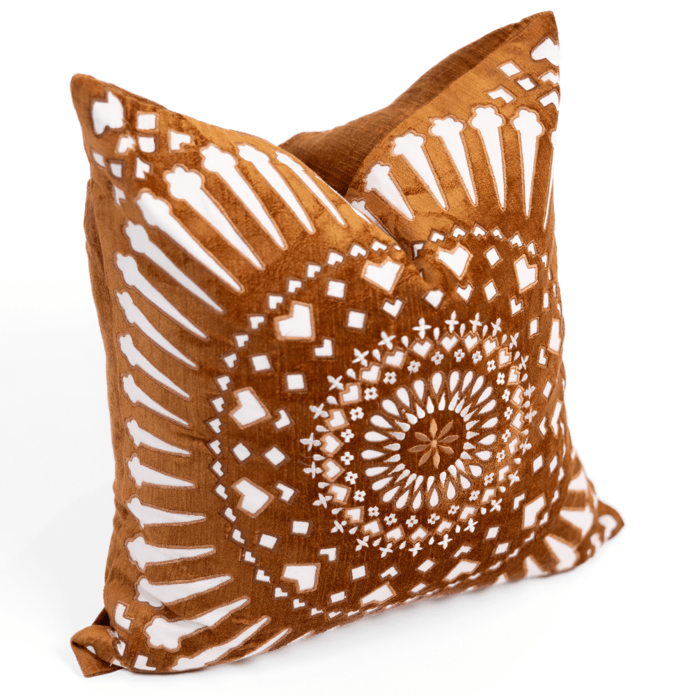 BHD HOME Mayan Sphere Toffee Lounge Cushion 55 x 55cm