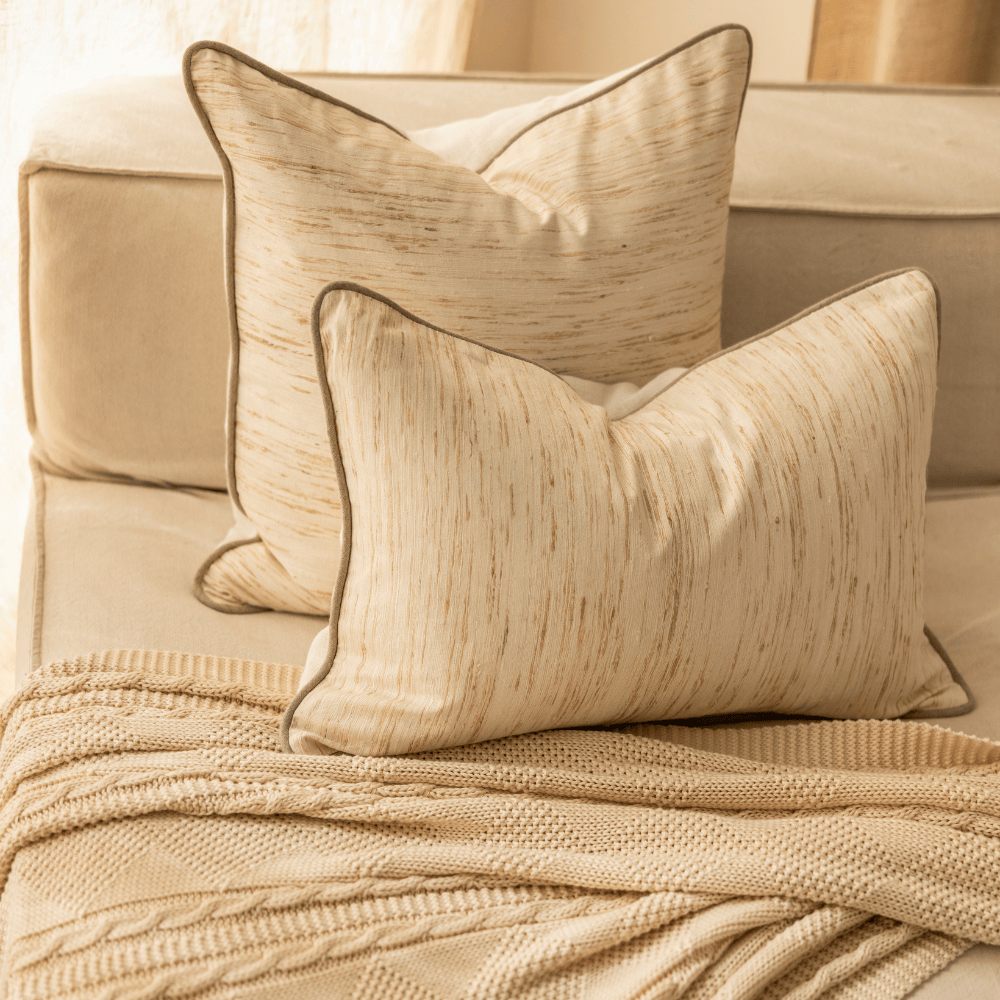 BHD HOME Milton Cushion in Oyster