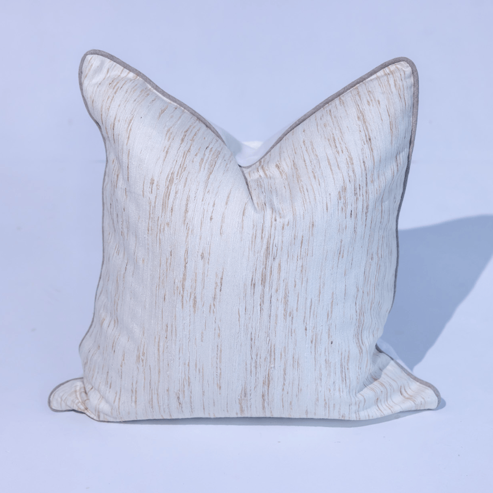BHD HOME Milton Cushion in Oyster Silk