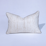Milton Lumber Cushion in Oyster Silk
