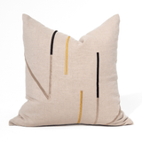 Niseko Lines Natural Lounge Cushion 55 x 55cm