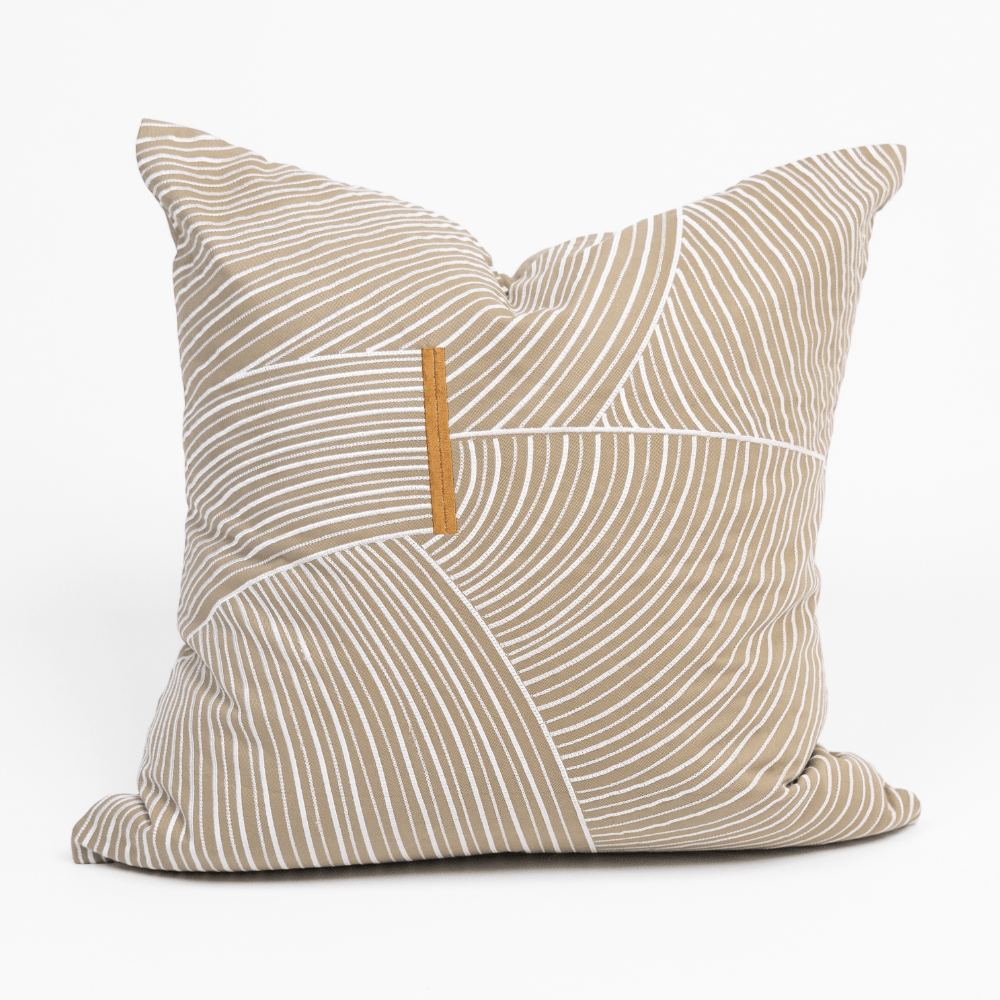 BHD HOME Niseko Rake Natural Lounge Cushion 55 x 55cm