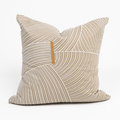 Niseko Rake Natural Lounge Cushion 55 x 55cm