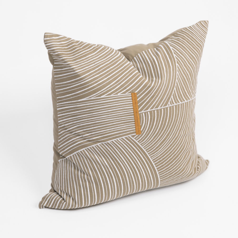 BHD HOME Niseko Rake Natural Lounge Cushion 55 x 55cm