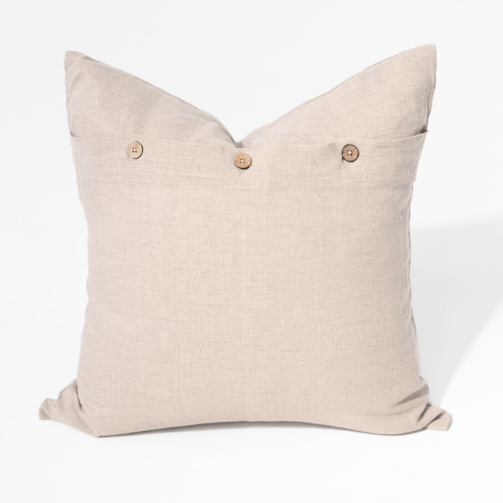 BHD HOME Niseko Yuki Bars Natural Lounge Cushion 55 x 55cm