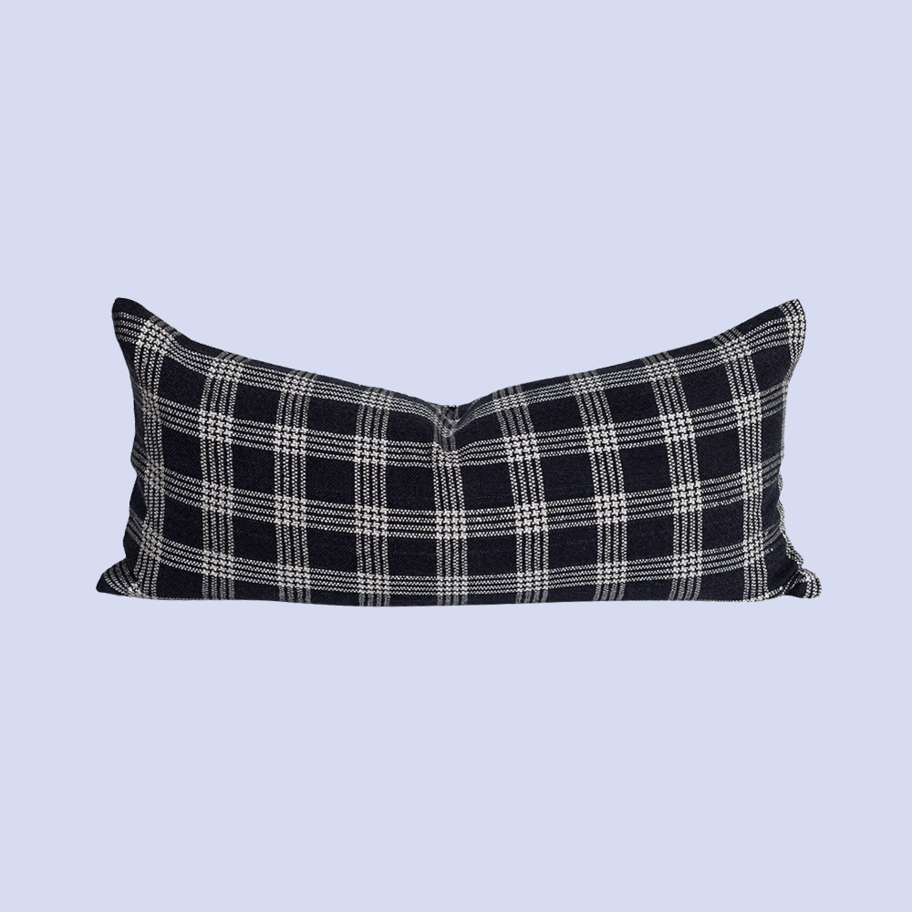 BHD HOME Noir Handwoven Long Lumber Cushion Cover