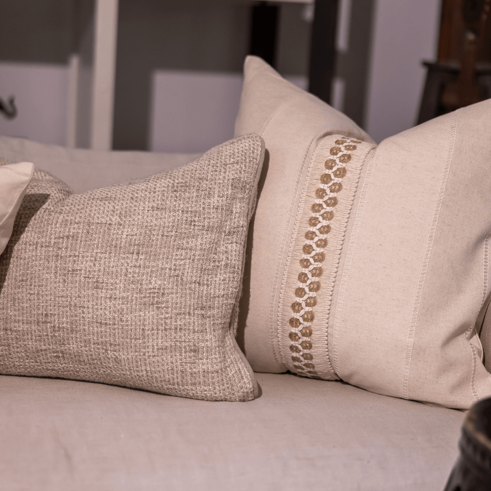 BHD HOME Nottingham handwoven Braid Cushion