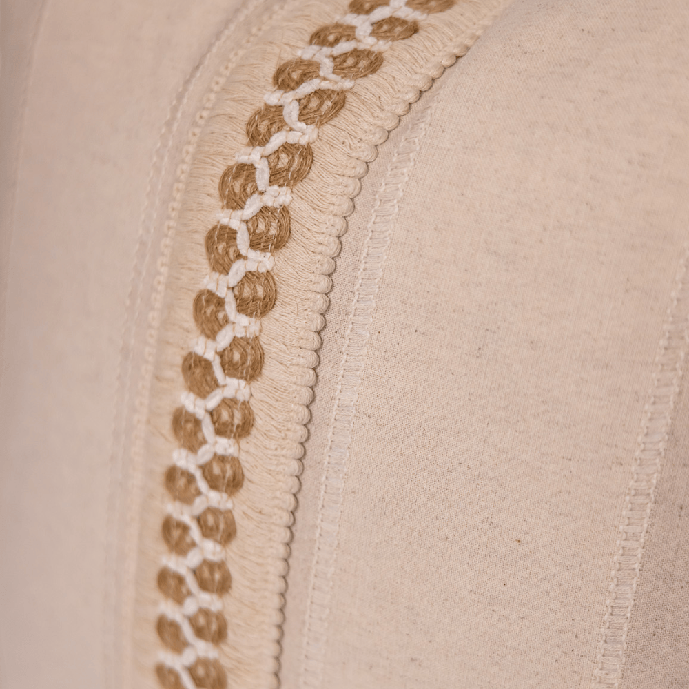 BHD HOME Nottingham handwoven Braid Lumber Cushion