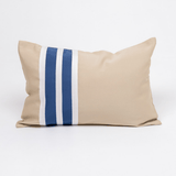 Outdoor Nautical Regent Stripe Blue and Beige Lumber