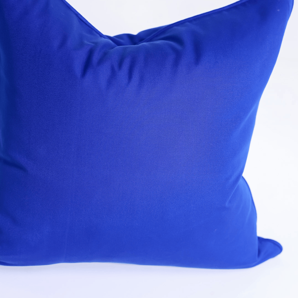 BHD HOME Outdoor Cushion Outdoor Piped Cobalt Lounge Cushion – UV Resistant
